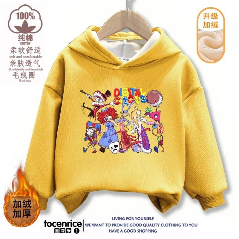 The Amazing Digital Circus Hoodie Boys Girls Harajuku Kawaii Funny Hoodies Unisex Fashion Hoody Graphic Pullover Sweatshirt