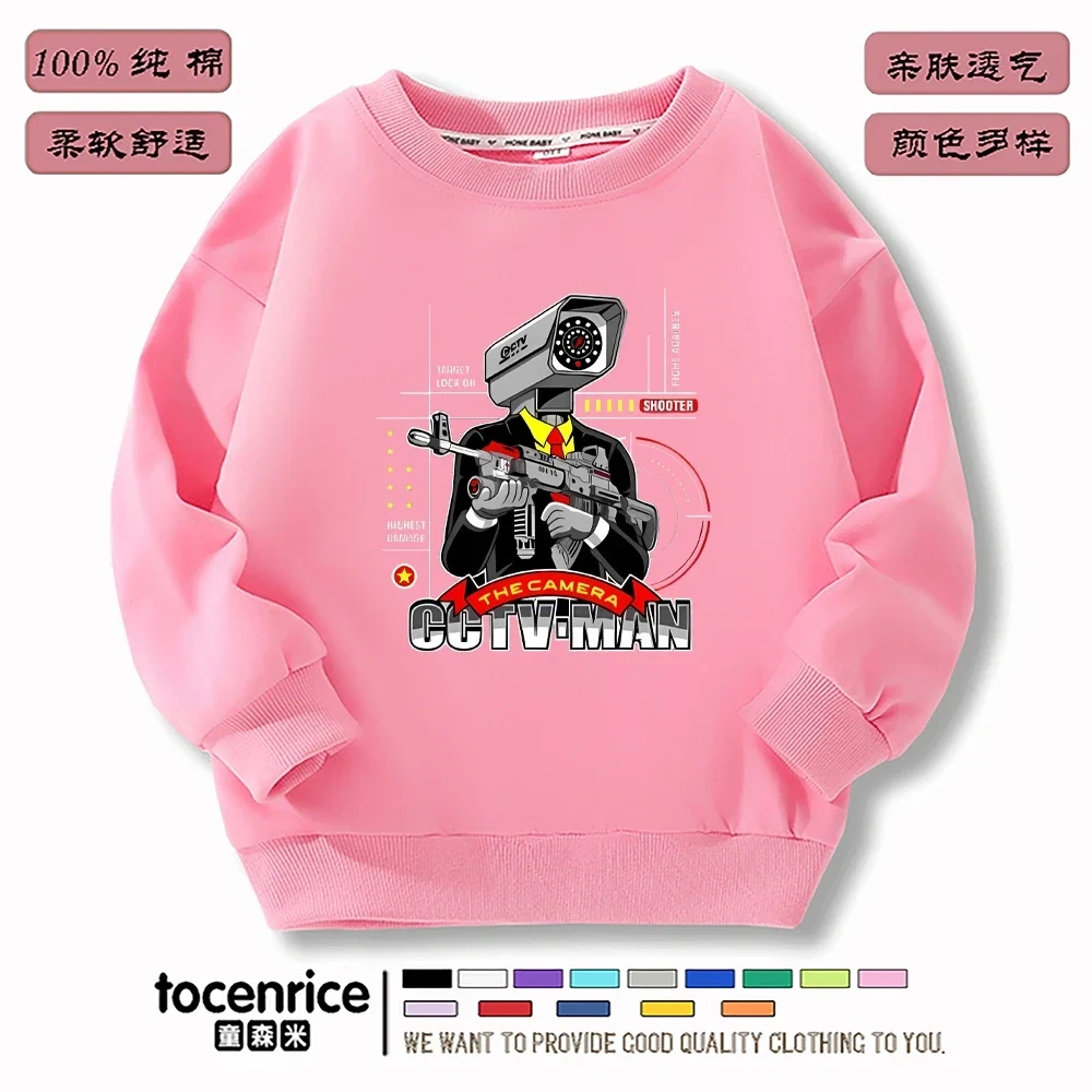 Game Skibidi Toilet Hoodies Print Sweatshirts Men Women Hooded Oversize Hoodie Fashion Kids Pullover long sleeves Sweatshirts