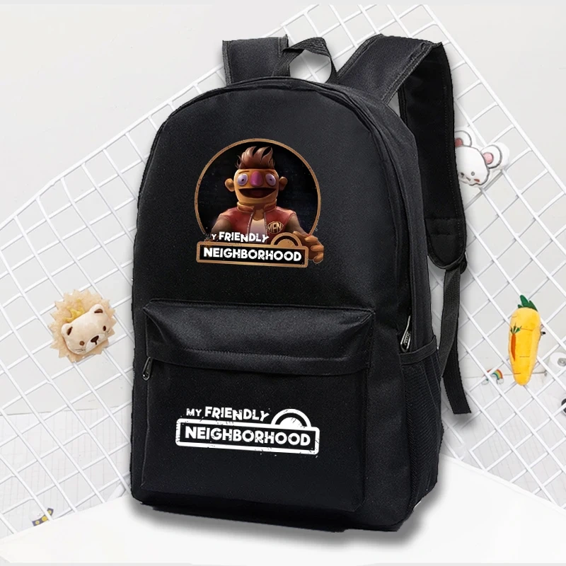 My Friendly Neighborhood Backpacks Boys Girls Bookbag Students School Bags Kids Rucksack Laptop Rucksack Bag Large Capacity