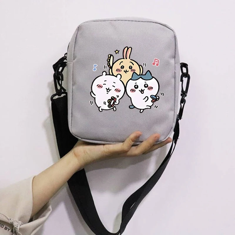 Cartoon Cute Chiikawa School Bag Peripheral Oblique Bag Small Square Bag One Shoulder Oblique Backpack for Boy and Girls
