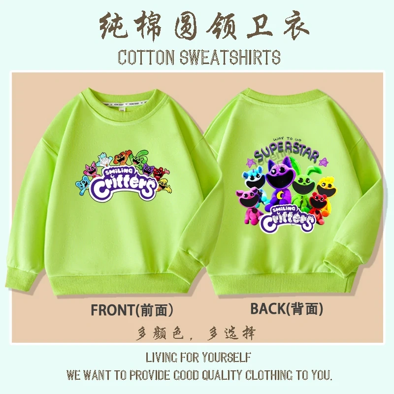 Playtime Chapter 3 The Smiling Critters Hoodie Unique Sweatshirt Clothes Boys Girls Hoody Harajuku Sweatshirts Cosplay Pullover