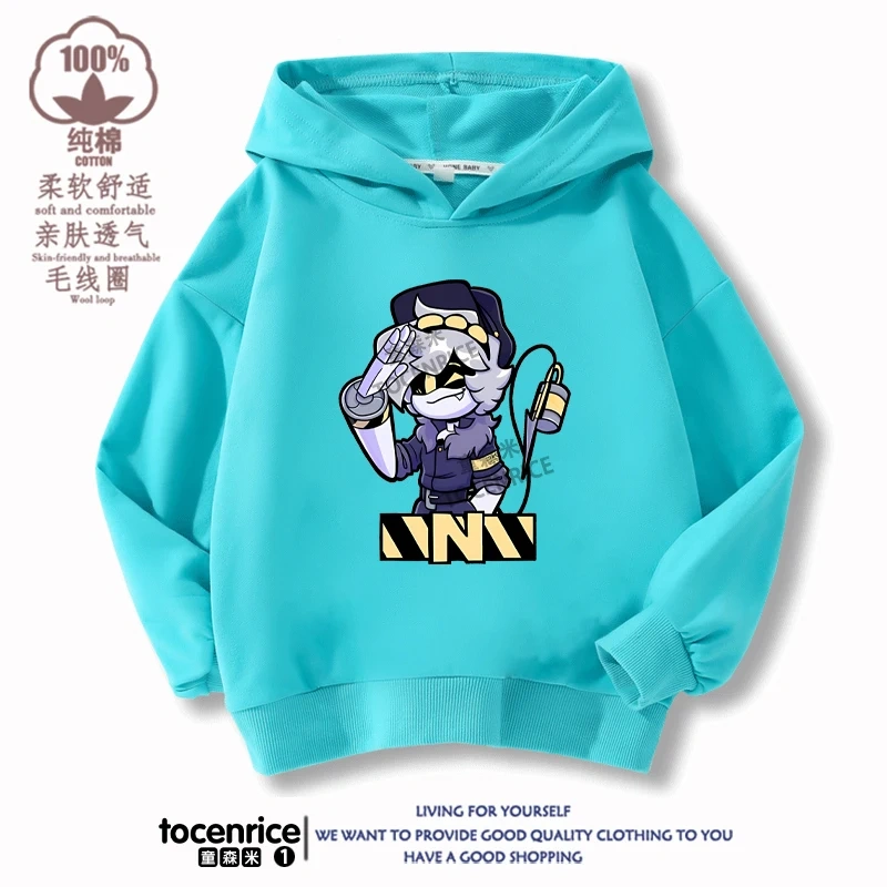 MURDER DRONES N Hoodie Boys Girls Sweatshirt Cartoon Hip Hop Long-sleeved Casual Chirldren Pullovers Children Sportwear