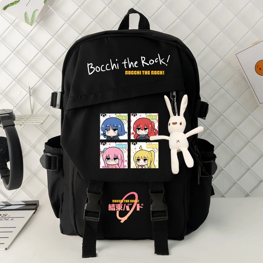 Anime Bocchi The Rock Backpack Machila Student School Bag Cosplay Gotoh Hitori Shoulder Laptop Travel Backpacks For Kids Teens