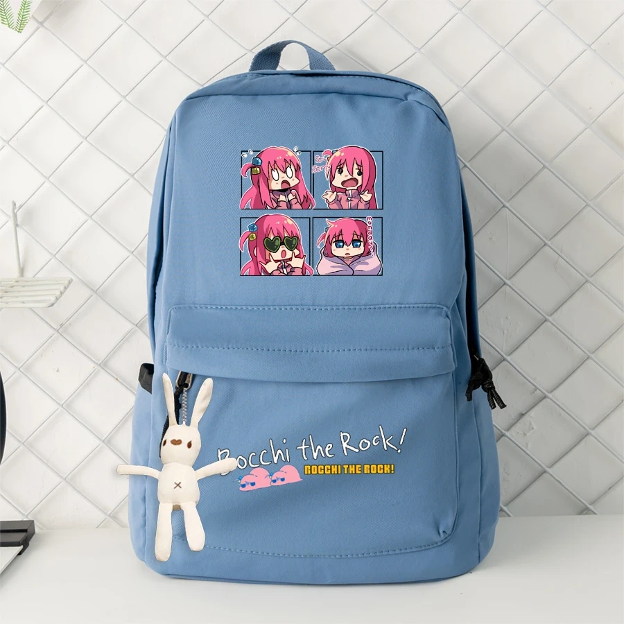 Anime Bocchi The Rock Backpack Machila Student School Bag Cosplay Gotoh Hitori Shoulder Laptop Travel Backpacks For Kids Teens