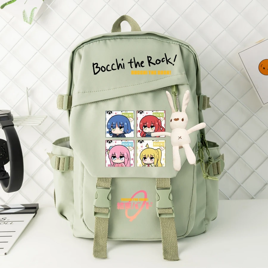 Anime Bocchi The Rock Backpack Machila Student School Bag Cosplay Gotoh Hitori Shoulder Laptop Travel Backpacks For Kids Teens