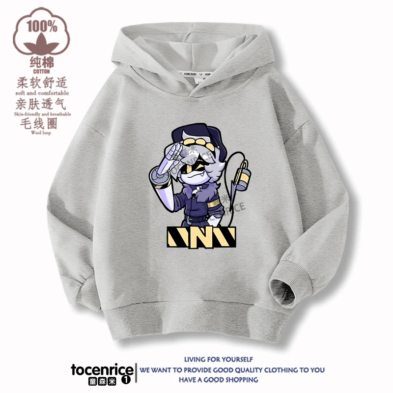MURDER DRONES N Hoodie Boys Girls Sweatshirt Cartoon Hip Hop Long-sleeved Casual Chirldren Pullovers Children Sportwear