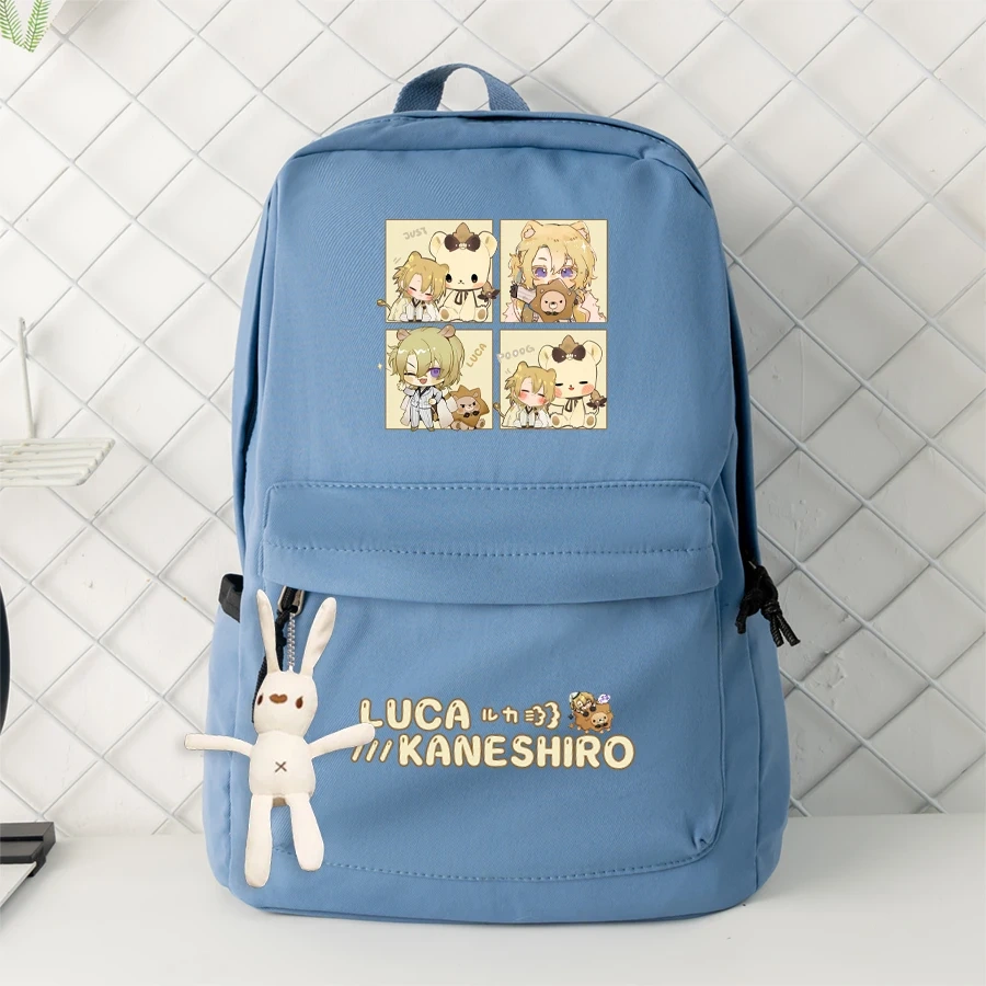 Anime Vtuber Luca Backpack Casual Women Men Backpack Teenage Girl Boys School Bag Bag Pack Travel Bags Mochilas