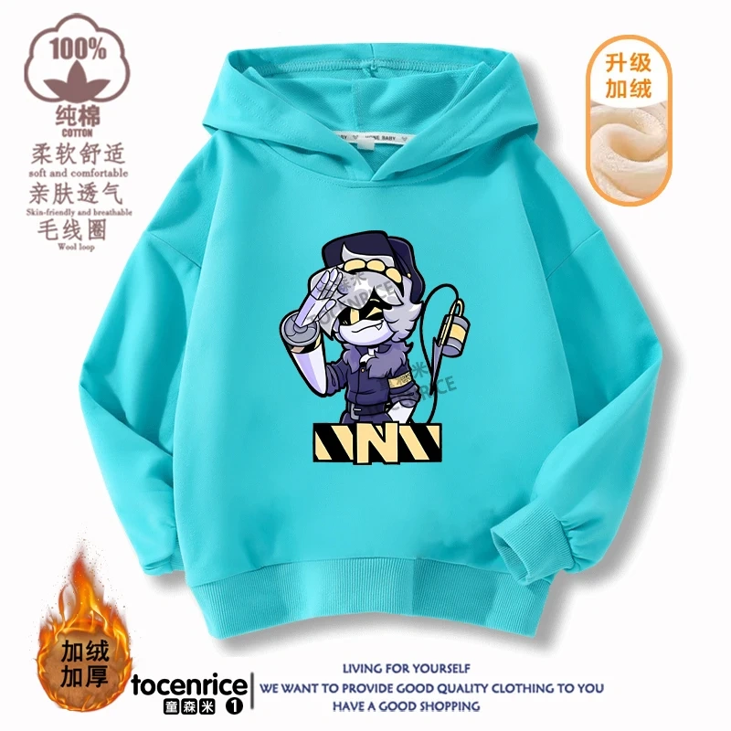 MURDER DRONES N Hoodie Boys Girls Sweatshirt Cartoon Hip Hop Long-sleeved Casual Chirldren Pullovers Children Sportwear