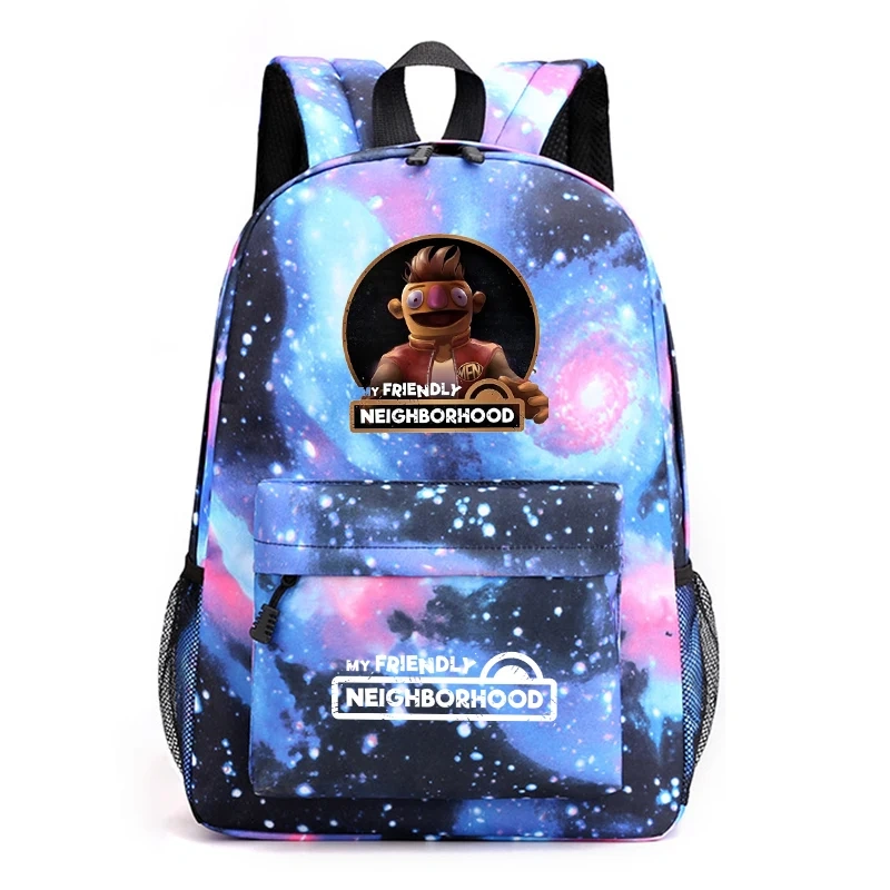 My Friendly Neighborhood Backpacks Boys Girls Bookbag Students School Bags Kids Rucksack Laptop Rucksack Bag Large Capacity