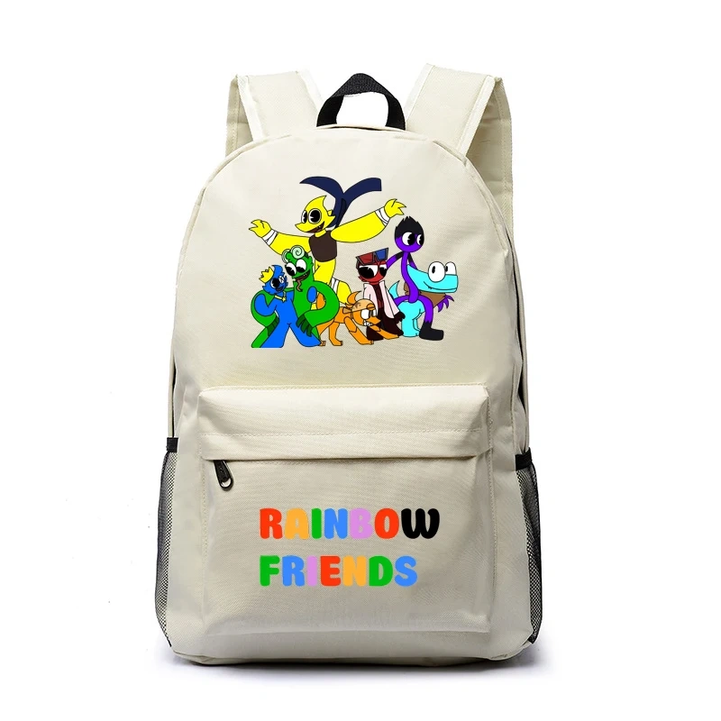 Rainbow Friends Chapter 2  Game Backpack Schoolbag Bag Pen Bag Birthday Gift Kids Boys Girls Travel Bookbag Notebook Bag