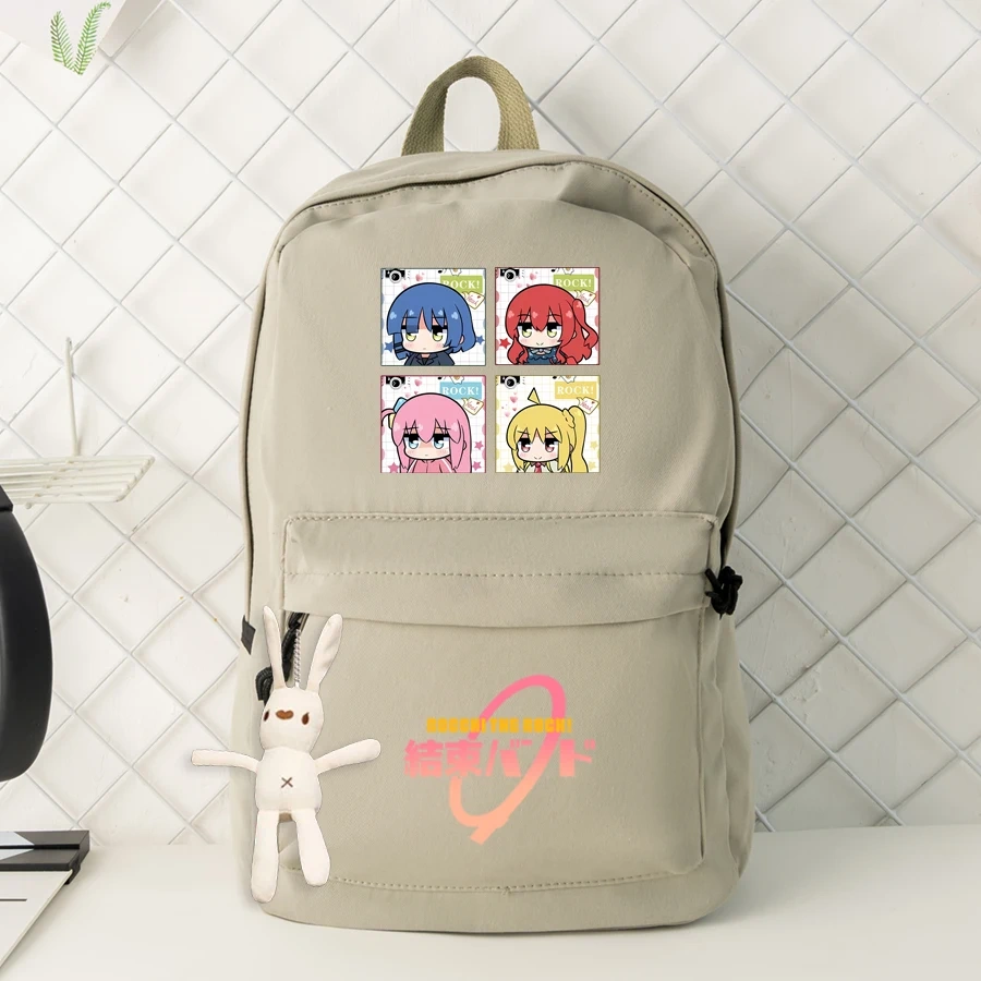 Anime Bocchi The Rock Backpack Machila Student School Bag Cosplay Gotoh Hitori Shoulder Laptop Travel Backpacks For Kids Teens