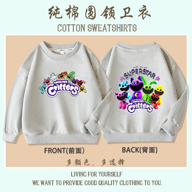 Playtime Chapter 3 The Smiling Critters Hoodie Unique Sweatshirt Clothes Boys Girls Hoody Harajuku Sweatshirts Cosplay Pullover