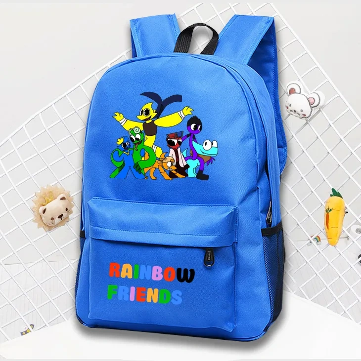 Rainbow Friends Chapter 2  Game Backpack Schoolbag Bag Pen Bag Birthday Gift Kids Boys Girls Travel Bookbag Notebook Bag
