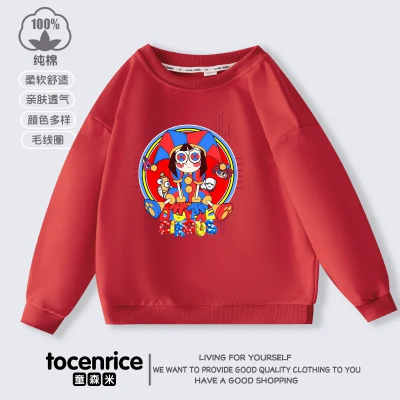 The Amazing Digital Circus Sweatshirt Amazing Digital Circus Costume Kids Clothes Pullover Digital Circus Sweat Shirt T Hoodies