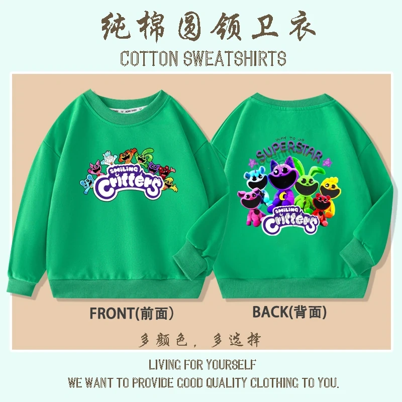 Playtime Chapter 3 The Smiling Critters Hoodie Unique Sweatshirt Clothes Boys Girls Hoody Harajuku Sweatshirts Cosplay Pullover
