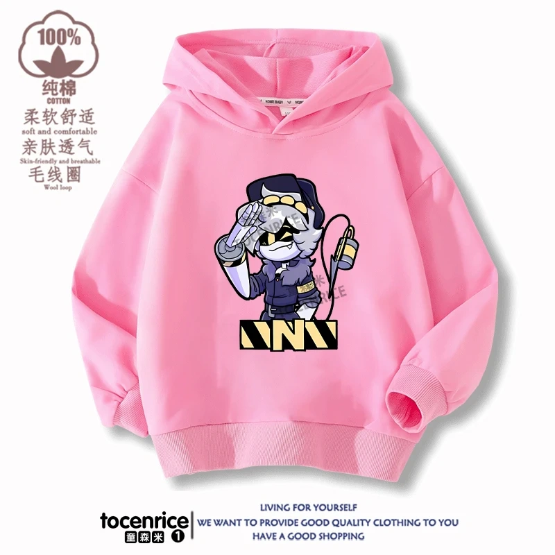 MURDER DRONES N Hoodie Boys Girls Sweatshirt Cartoon Hip Hop Long-sleeved Casual Chirldren Pullovers Children Sportwear