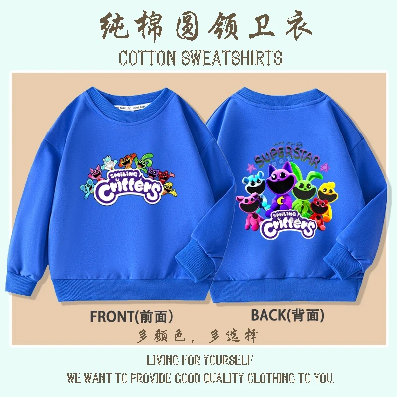 Playtime Chapter 3 The Smiling Critters Hoodie Unique Sweatshirt Clothes Boys Girls Hoody Harajuku Sweatshirts Cosplay Pullover