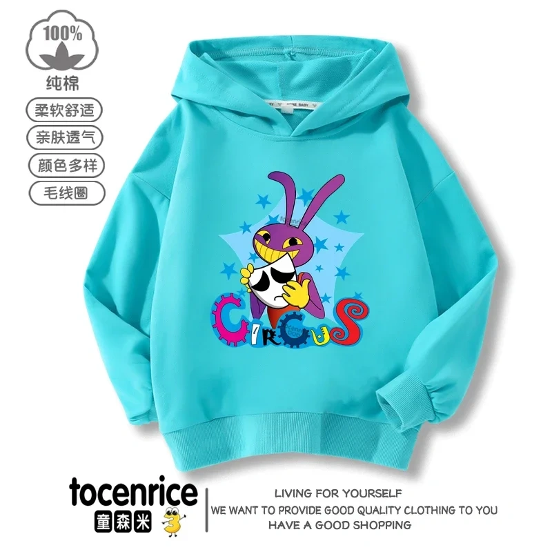 Fashion Game The Amazing Digital Circus Kids Funny Hoodie Children's Clothing Jacket Kids Clothes Boys Girls Sweatshirt