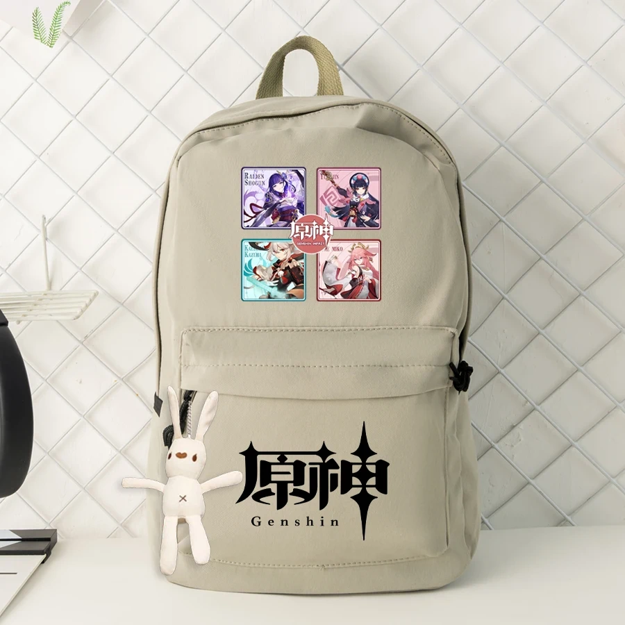 Genshin Impact Backpack Machila Student School Bag Cosplay Gotoh Hitori Shoulder Laptop Travel Backpacks for Kids Teens