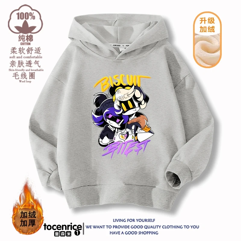 Kids Hoodie MURDER DRONES Hoodies Printing Long Sleeve Casual Winter and Autumn Sweatshirt Fleece Streetwear Clothes for Cildren