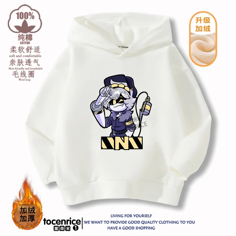 MURDER DRONES N Hoodie Boys Girls Sweatshirt Cartoon Hip Hop Long-sleeved Casual Chirldren Pullovers Children Sportwear