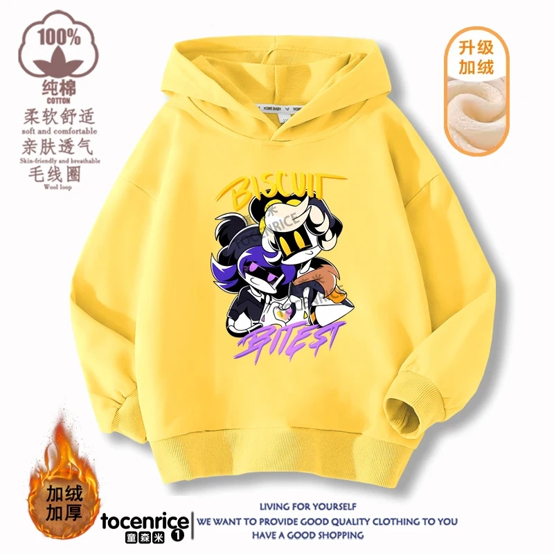 Kids Hoodie MURDER DRONES Hoodies Printing Long Sleeve Casual Winter and Autumn Sweatshirt Fleece Streetwear Clothes for Cildren