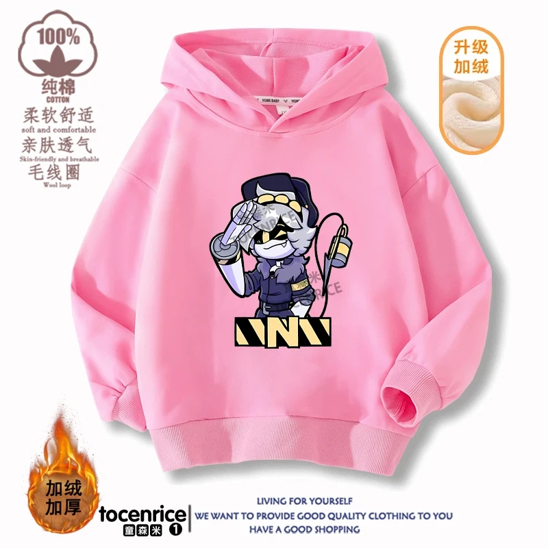 MURDER DRONES N Hoodie Boys Girls Sweatshirt Cartoon Hip Hop Long-sleeved Casual Chirldren Pullovers Children Sportwear