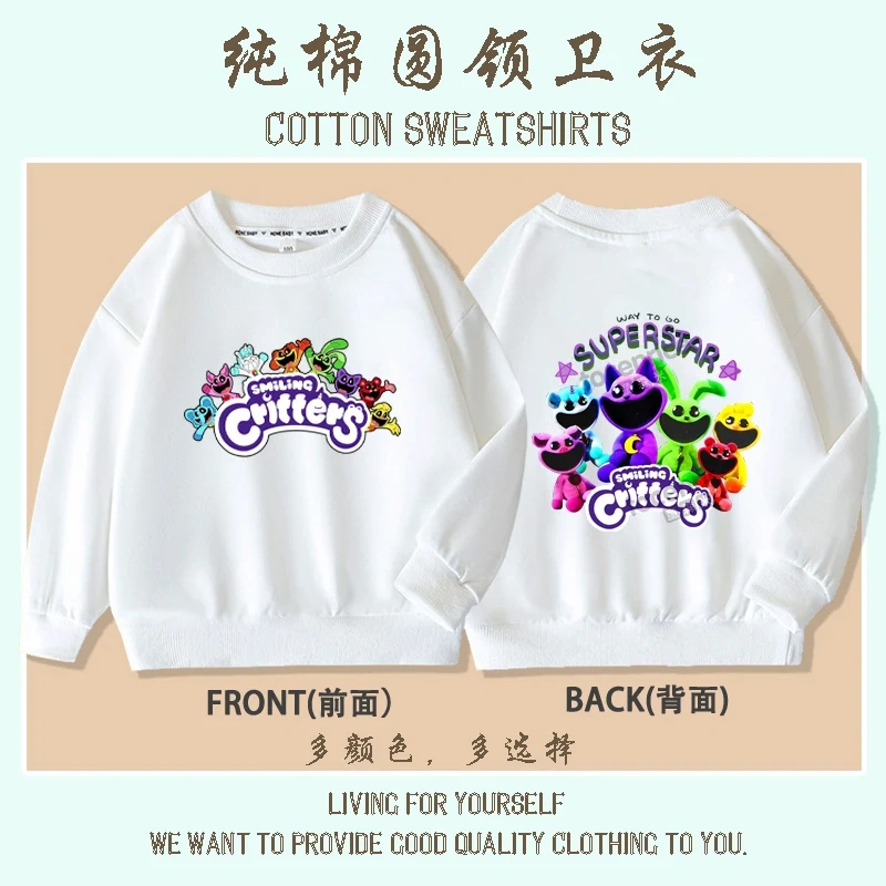 Playtime Chapter 3 The Smiling Critters Hoodie Unique Sweatshirt Clothes Boys Girls Hoody Harajuku Sweatshirts Cosplay Pullover
