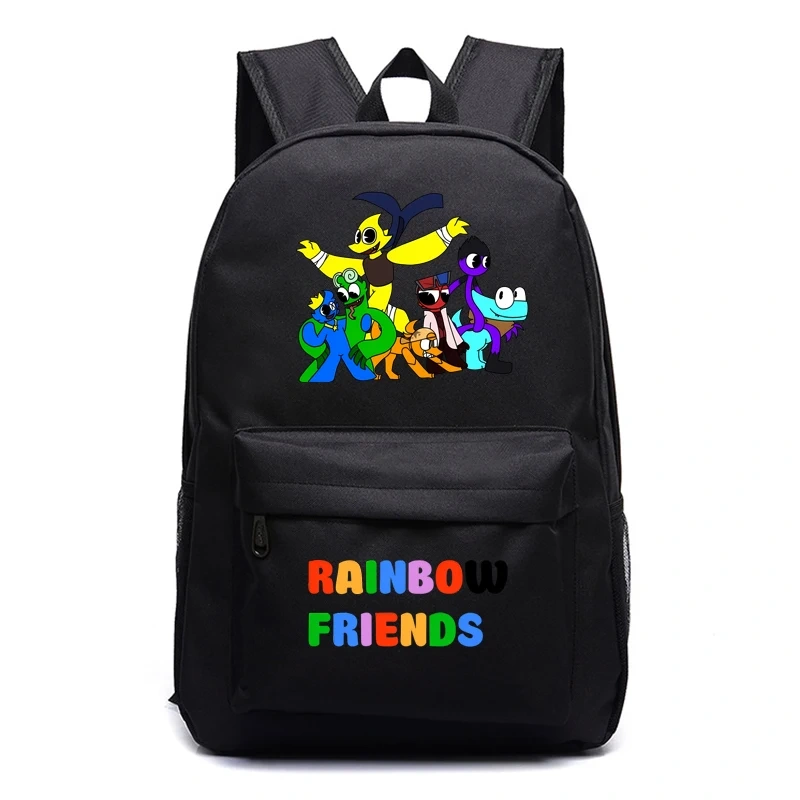 Rainbow Friends Chapter 2  Game Backpack Schoolbag Bag Pen Bag Birthday Gift Kids Boys Girls Travel Bookbag Notebook Bag