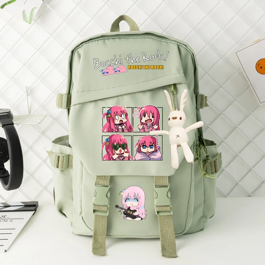 Anime Bocchi The Rock Backpack Machila Student School Bag Cosplay Gotoh Hitori Shoulder Laptop Travel Backpacks For Kids Teens