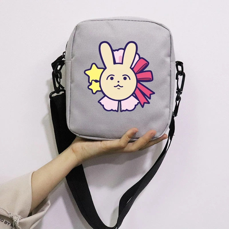 Anime Oshi No Ko Printing School Bag Peripheral Oblique Bag Small Square Bag One Shoulder Oblique Backpack for Boy and Girls