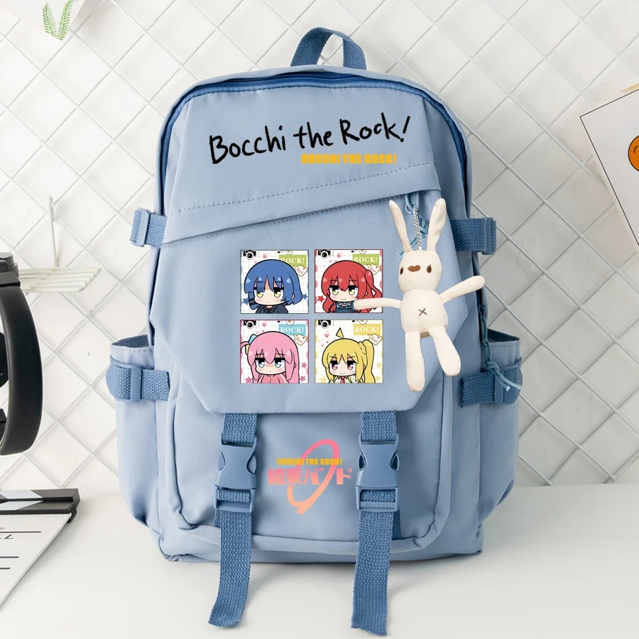 Anime Bocchi The Rock Backpack Machila Student School Bag Cosplay Gotoh Hitori Shoulder Laptop Travel Backpacks For Kids Teens