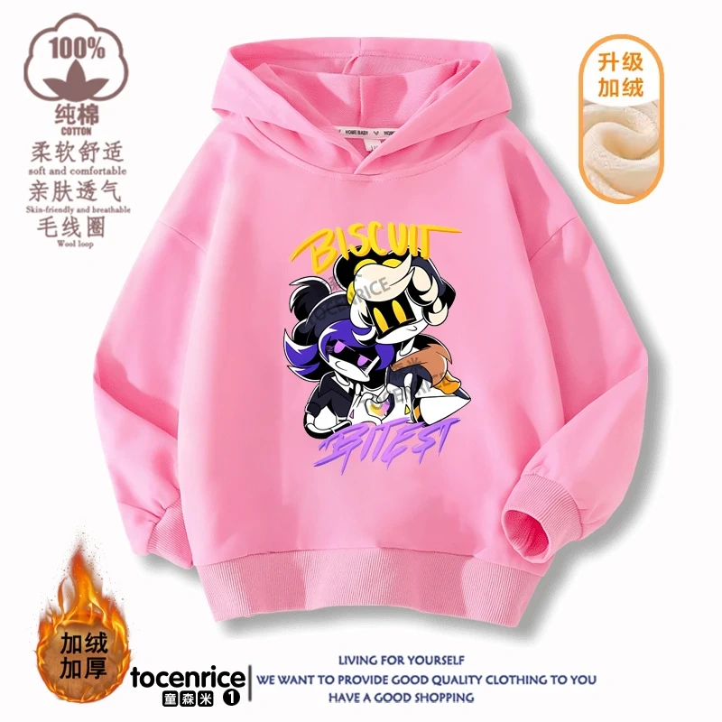 Kids Hoodie MURDER DRONES Hoodies Printing Long Sleeve Casual Winter and Autumn Sweatshirt Fleece Streetwear Clothes for Cildren