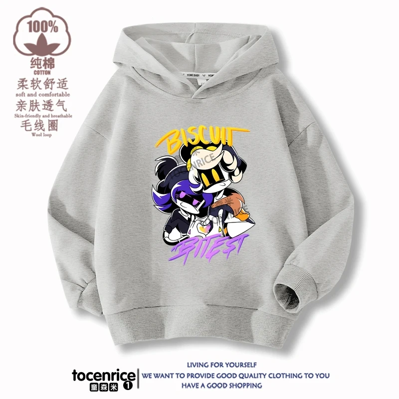 Kids Hoodie MURDER DRONES Hoodies Printing Long Sleeve Casual Winter and Autumn Sweatshirt Fleece Streetwear Clothes for Cildren