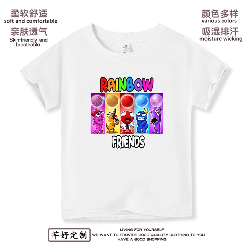 Anime Kuromi  Melody cartoon Summer Kids T-Shirt Kawaii Girls Tees Short Sleeve Boys Tops Casual Children Clothes