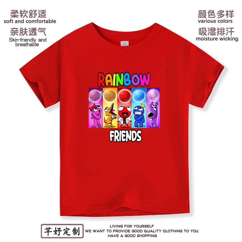Anime Kuromi  Melody cartoon Summer Kids T-Shirt Kawaii Girls Tees Short Sleeve Boys Tops Casual Children Clothes