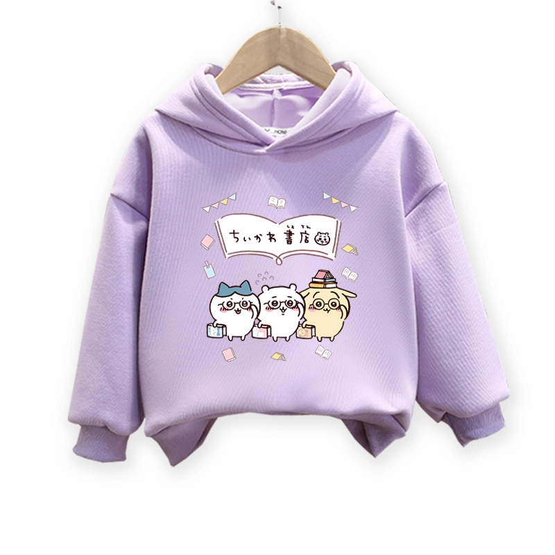 Fashion Kawaii Chiikawa Hoodie Girl Woman Sweatshirt Streetwear Harajuku Hoodies Pullover Sudaderas Long Sleeve
