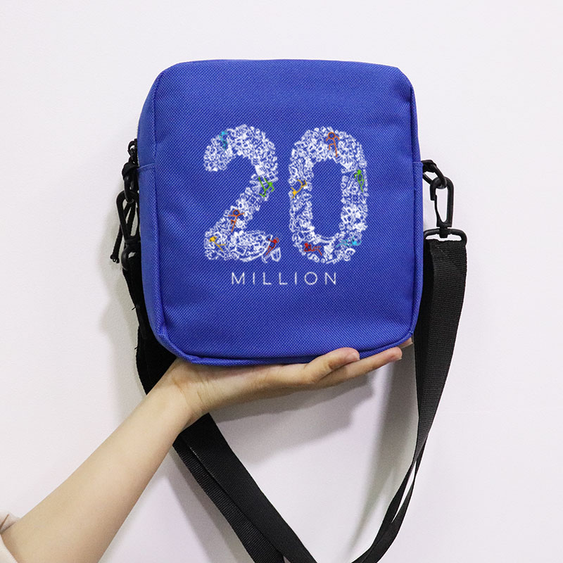 The Amazing Digital Circus School Bag Peripheral Oblique Bag Small Square Bag One Shoulder Oblique Backpack for Boy and Girls