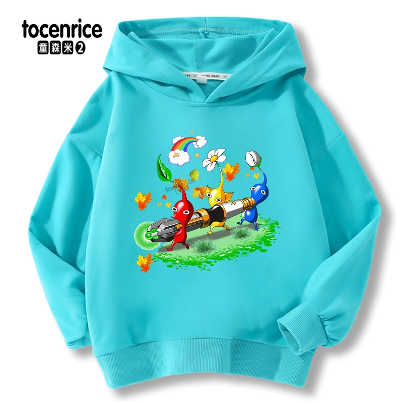 Game Pikmin 4 Kids Funny Hoodie Children's Clothing Jacket Kids Clothes Boys Girls Sweatshirt Boys Clothes