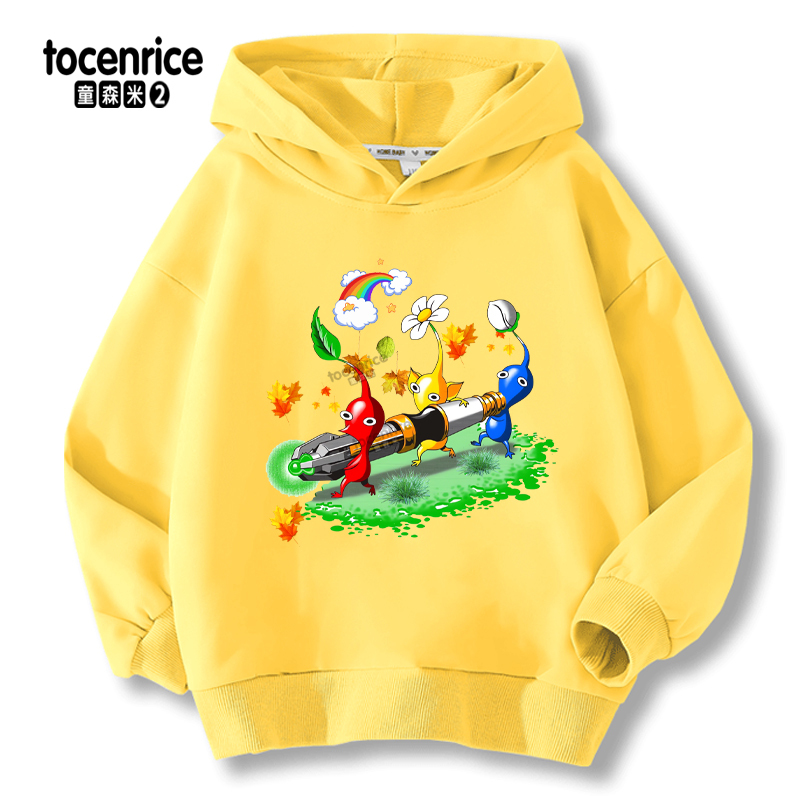 Game Pikmin 4 Kids Funny Hoodie Children's Clothing Jacket Kids Clothes Boys Girls Sweatshirt Boys Clothes