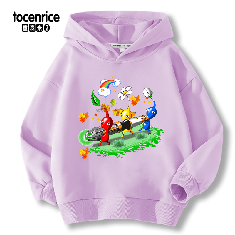 Game Pikmin 4 Kids Funny Hoodie Children's Clothing Jacket Kids Clothes Boys Girls Sweatshirt Boys Clothes
