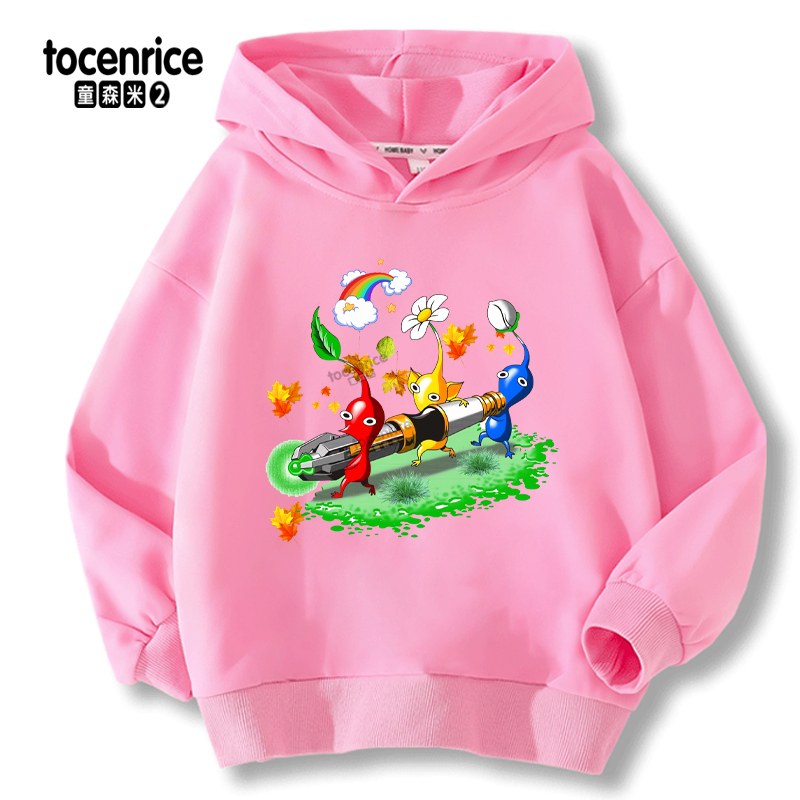 Game Pikmin 4 Kids Funny Hoodie Children's Clothing Jacket Kids Clothes Boys Girls Sweatshirt Boys Clothes