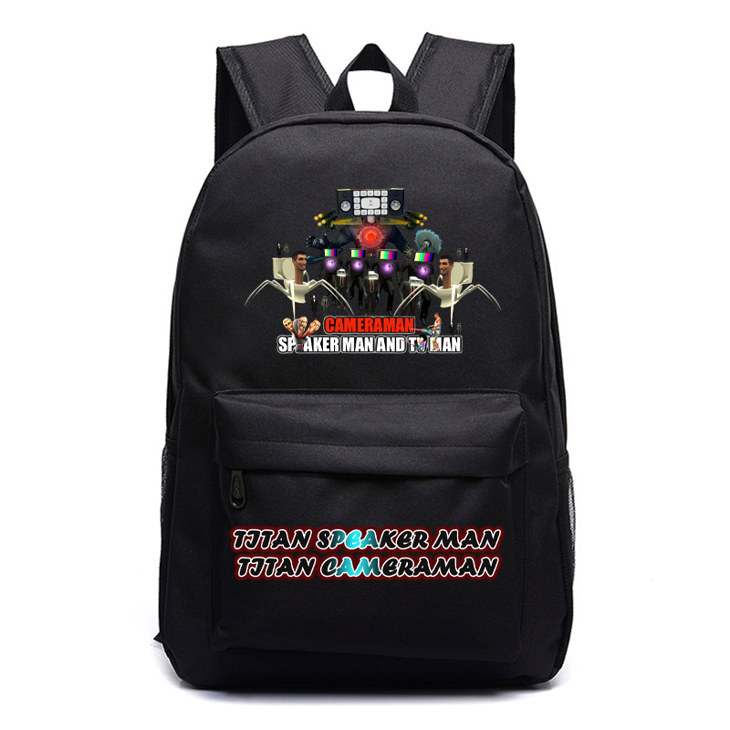 Skibidi Toilet Campus Student Class  Backpack Backpack Children's Backpack Schoolbag Boys and Girls
