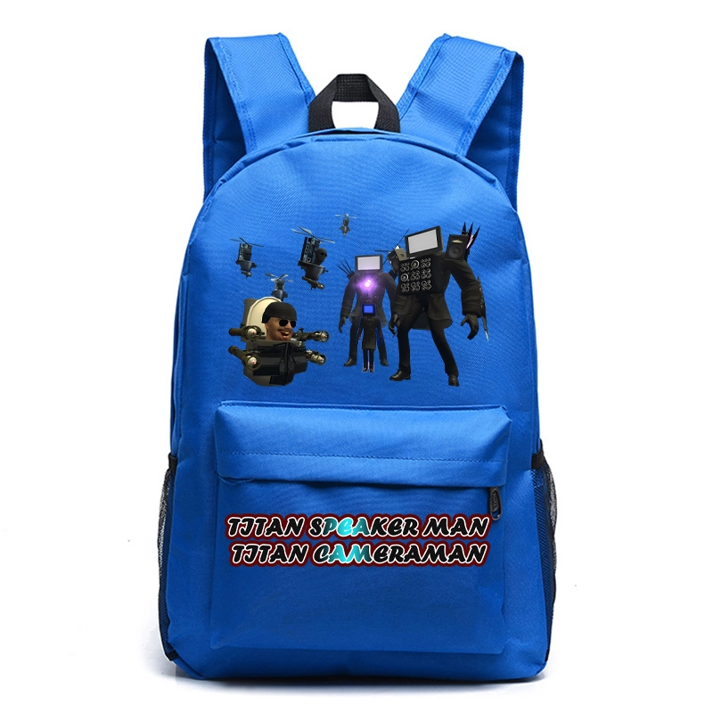 Skibidi Toilet Campus Student Class  Backpack Backpack Children's Backpack Schoolbag Boys and Girls