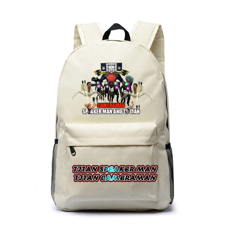 Skibidi Toilet Campus Student Class  Backpack Backpack Children's Backpack Schoolbag Boys and Girls