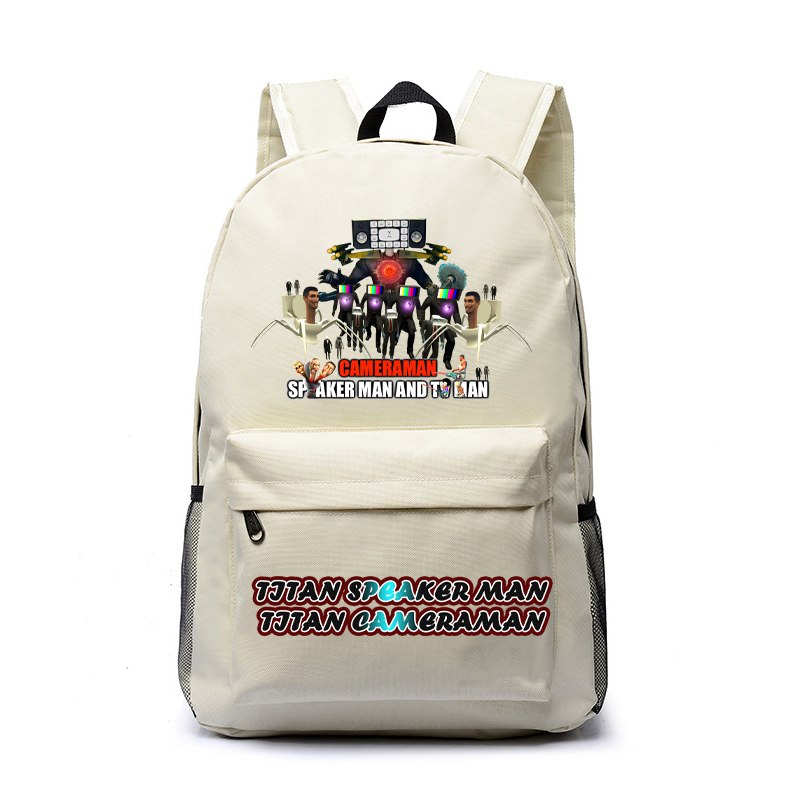 Skibidi Toilet Campus Student Class  Backpack Backpack Children's Backpack Schoolbag Boys and Girls