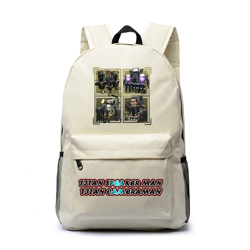 Skibidi Toilet Titan speakerman vs Titan cameraman Campus Student Class Backpack Backpack Children's Backpack Schoolbag Boys and Girls