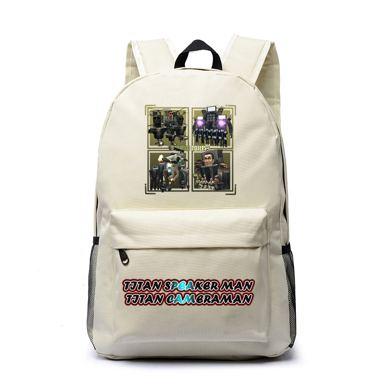 Skibidi Toilet Titan speakerman vs Titan cameraman Campus Student Class Backpack Backpack Children's Backpack Schoolbag Boys and Girls