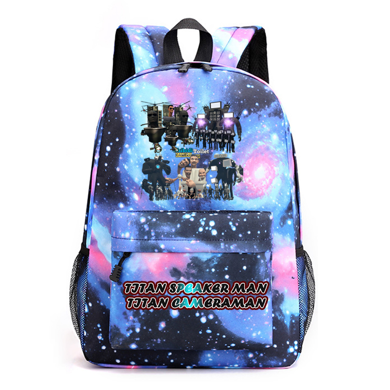 Tas Skibidi Toilet Titan Speakerman Tas Ransel Anak Sekolah - Tas Polos