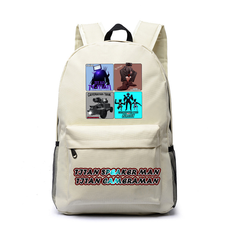 Tas Titan Speakerman Upgrade  Campus Student Class  Skibidi Toilet  Backpack Backpack Children's Backpack Schoolbag Boys and Girls